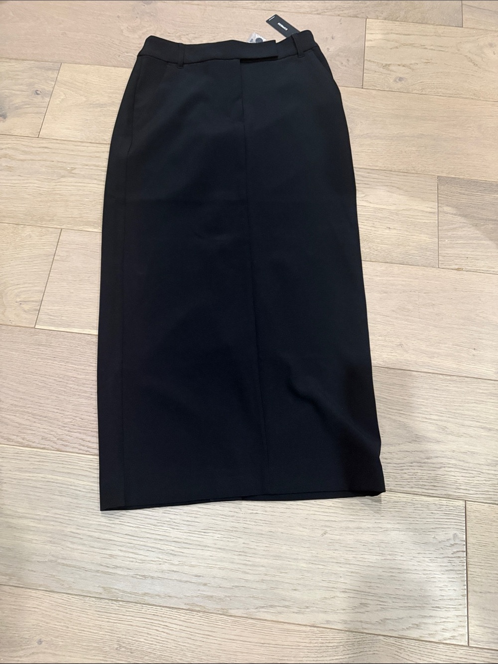 Express Black High-Waist Pencil Skirt